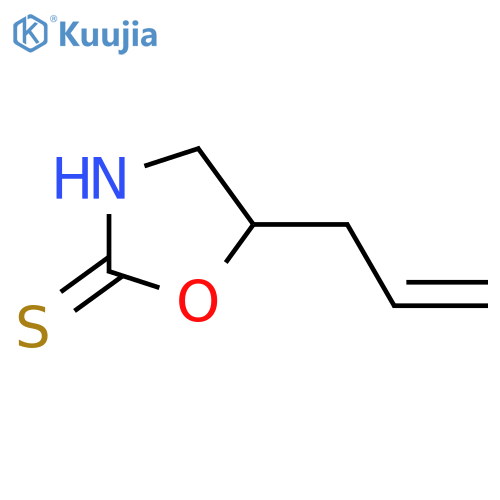 5-(2-Propenyl)-2-oxazolidinethione; (+)-form structure