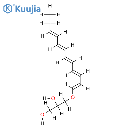 (S,all-E)-3-(1,3,5,7,9-Dodecapentaenyloxy)-1,2-propanediol structure