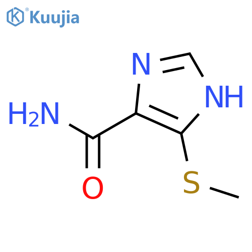 5-(methylthio)-1H-Imidazole-4-carboxamide structure