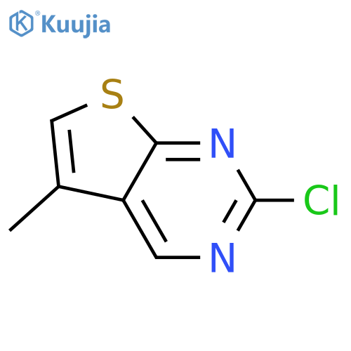 2-chloro-5-methylthieno2,3-dpyrimidine structure