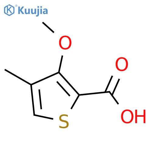 3-methoxy-4-methylthiophene-2-carboxylic acid structure