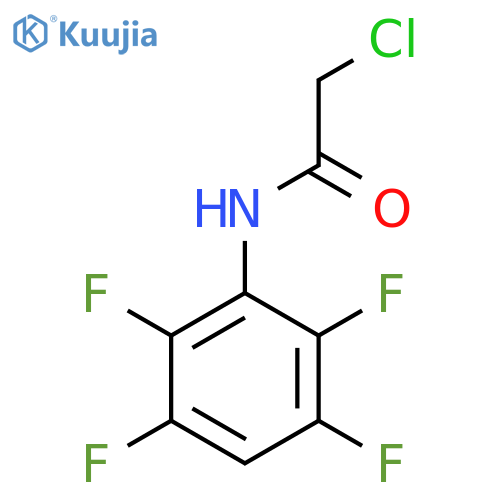 2-chloro-N-(2,3,5,6-tetrafluorophenyl)acetamide structure