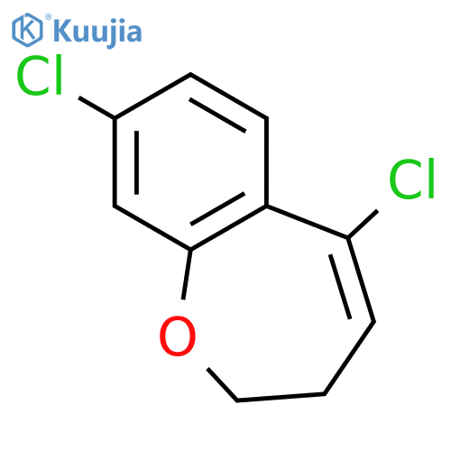 1-Benzoxepin, 5,8-dichloro-2,3-dihydro- structure