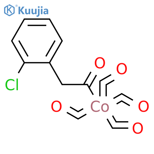 Cobalt, tetracarbonyl[(2-chlorophenyl)acetyl]- structure