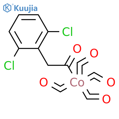 Cobalt, tetracarbonyl[(2,6-dichlorophenyl)acetyl]- structure