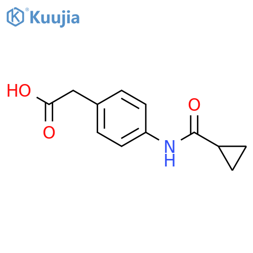 2-(4-cyclopropaneamidophenyl)acetic Acid structure