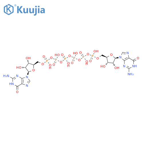 Diguanosine hexaphosphate structure