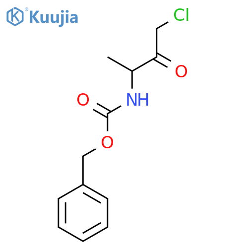 benzyl N-(4-chloro-3-oxobutan-2-yl)carbamate structure