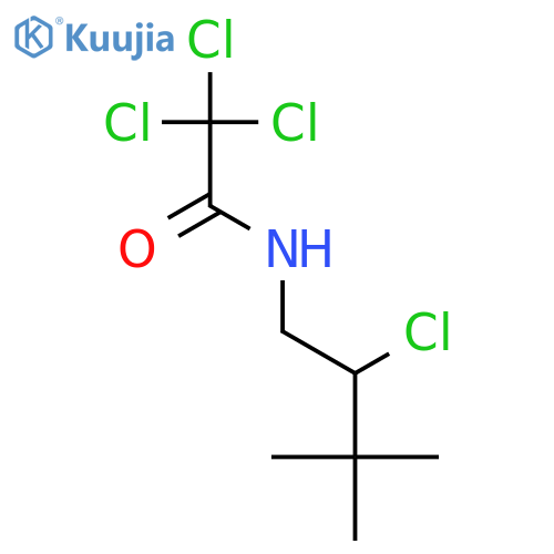 ACETAMIDE, 2,2,2-TRICHLORO-N-(2-CHLORO-3,3-DIMETHYLBUTYL)- structure