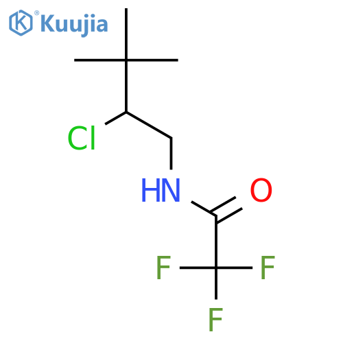 ACETAMIDE, N-(2-CHLORO-3,3-DIMETHYLBUTYL)-2,2,2-TRIFLUORO- structure