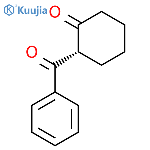 Cyclohexanone, 2-benzoyl-, (2S)- structure