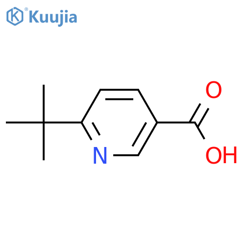 6-tert-butylpyridine-3-carboxylic acid structure