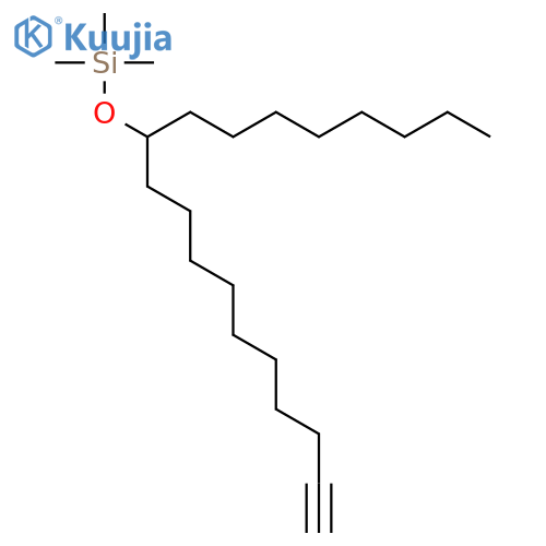 Silane, trimethyl[(1-octyl-10-undecynyl)oxy]- structure