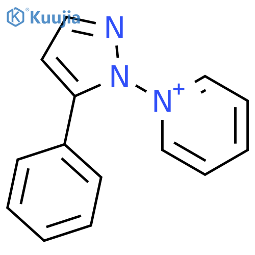 Pyridinium, 1-(5-phenyl-1H-pyrazol-1-yl)- structure