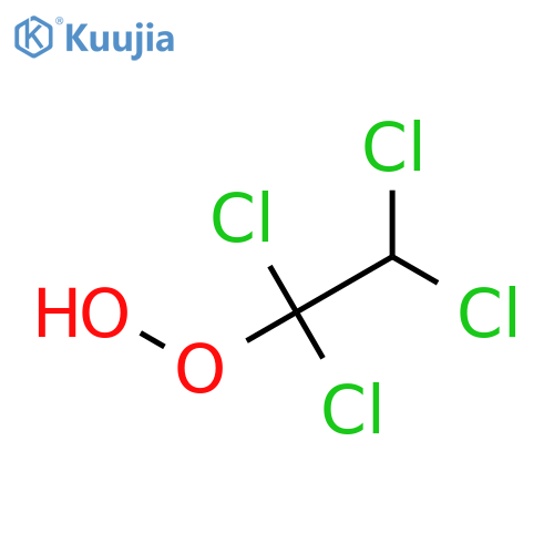 Hydroperoxide, 1,1,2,2-tetrachloroethyl structure