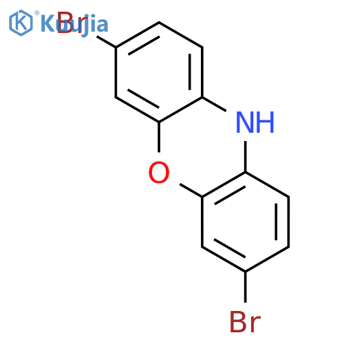 10H-Phenoxazine, 3,7-dibromo- structure