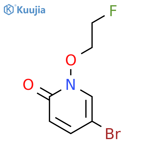 2(1H)-Pyridinone, 5-bromo-1-(2-fluoroethoxy)- structure