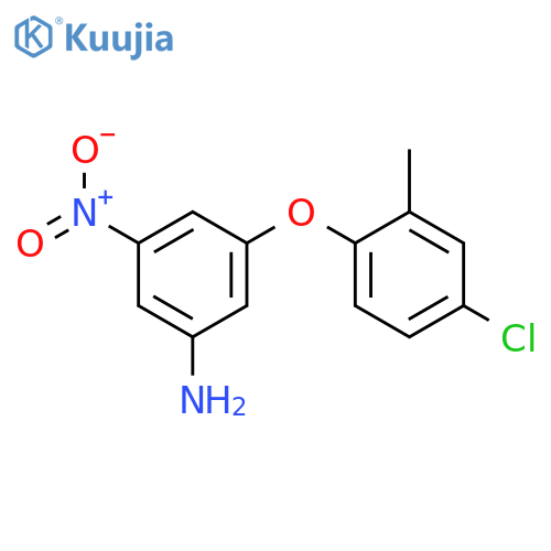 3-(4-Chloro-2-methylphenoxy)-5-nitroaniline structure