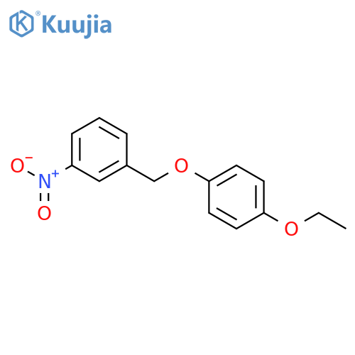 1-[(4-ethoxyphenoxy)methyl]-3-nitrobenzene structure