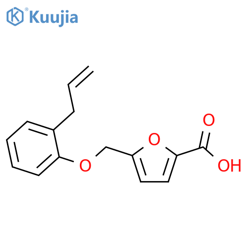 5-(2-Allylphenoxy)methyl-2-furoic Acid structure