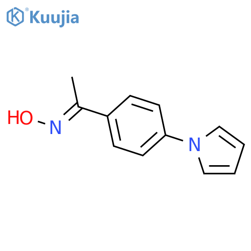 (1Z)-1-4-(1H-Pyrrol-1-yl)phenylethanone oxime structure