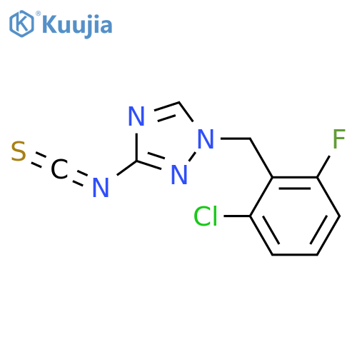1-(2-Chloro-6-fluoro-benzyl)-3-isothiocyanato-1H-[1,2,4]triazole structure