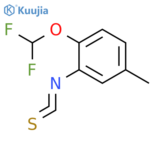 1-(difluoromethoxy)-2-isothiocyanato-4-methylbenzene structure