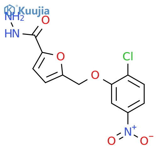 5-(2-chloro-5-nitrophenoxy)methylfuran-2-carbohydrazide structure