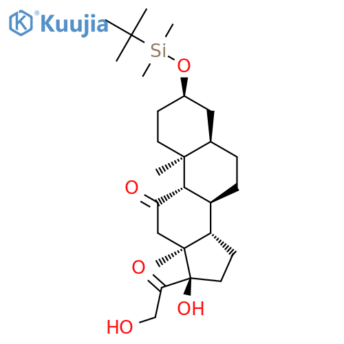 3α-O-tert-Butyldimethylsilyl Tetrahydro Cortisone structure