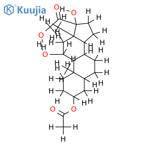 3-Ac-3,11,17,21-Tetrahydroxypregnan-20-one, structure