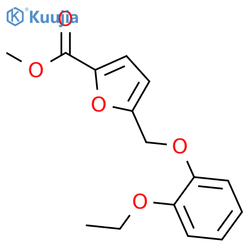 methyl 5-(2-ethoxyphenoxy)methylfuran-2-carboxylate structure