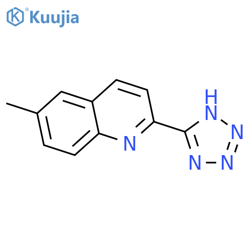 6-methyl-2-(2H-1,2,3,4-tetrazol-5-yl)quinoline structure