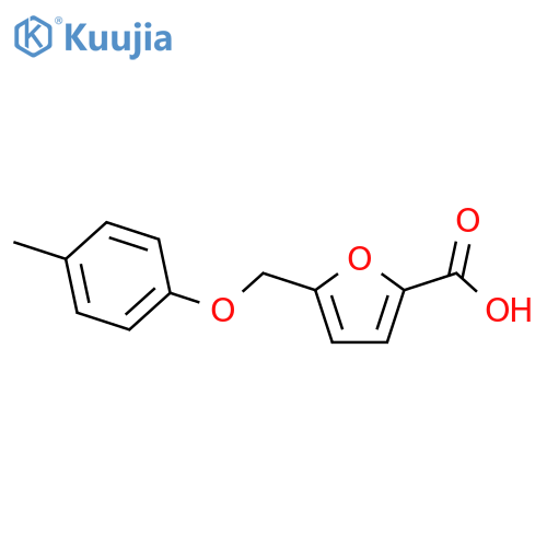 5-(4-Methylphenoxy)methyl-2-furoic Acid structure