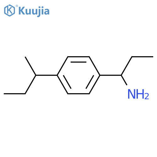 1-(4-Sec-butylphenyl)propan-1-amine structure
