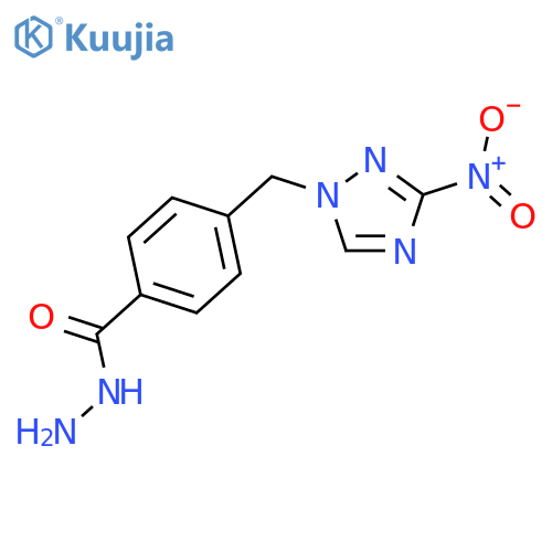 4-(3-nitro-1H-1,2,4-triazol-1-yl)methylbenzohydrazide structure