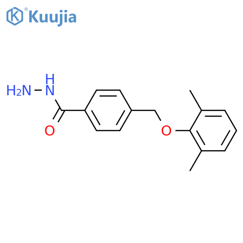 4-(2,6-dimethylphenoxy)methylbenzohydrazide structure