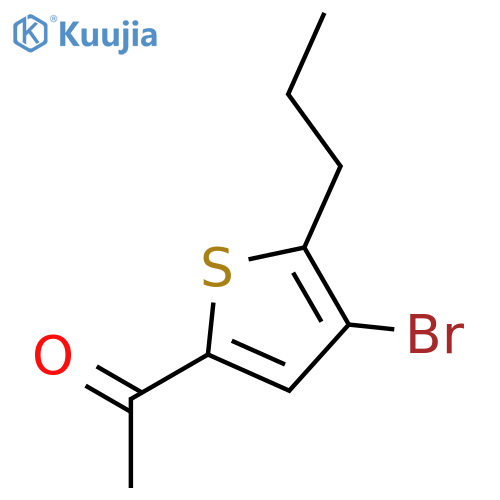 1-(4-bromo-5-propylthiophen-2-yl)ethan-1-one structure