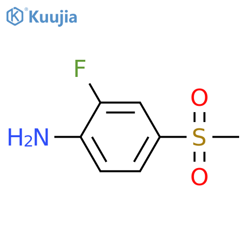 2-Fluoro-4-(methylsulfonyl)aniline structure