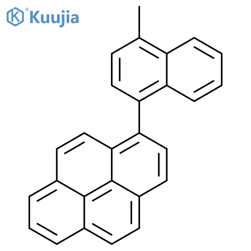 Pyrene, 1-(4-methyl-1-naphthalenyl)- structure