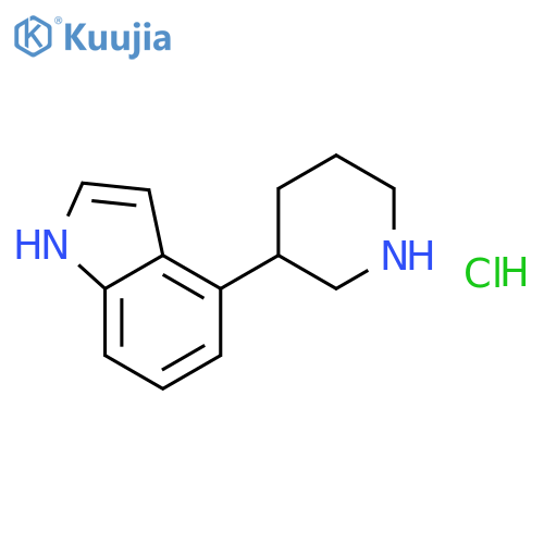 4-(piperidin-3-yl)-1H-indole hydrochloride structure