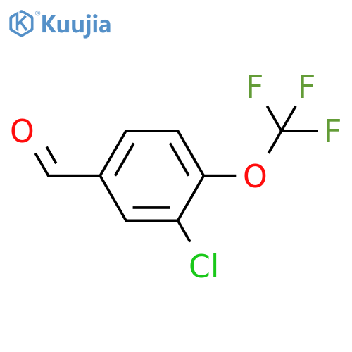 3-Chloro-4-(trifluoromethoxy)benzaldehyde structure