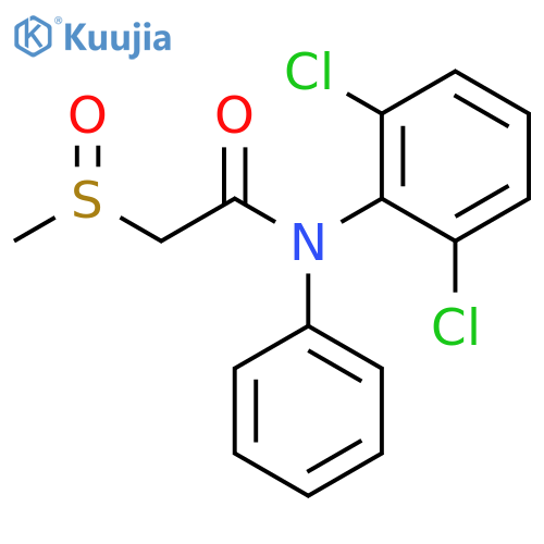 Acetamide, N-(2,6-dichlorophenyl)-2-(methylsulfinyl)-N-phenyl- structure
