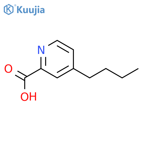2-Pyridinecarboxylicacid, 4-butyl- structure