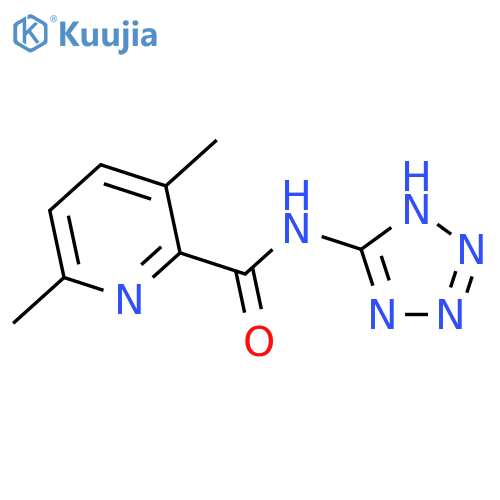 2-Pyridinecarboxamide, 3,6-dimethyl-N-1H-tetrazol-5-yl- structure