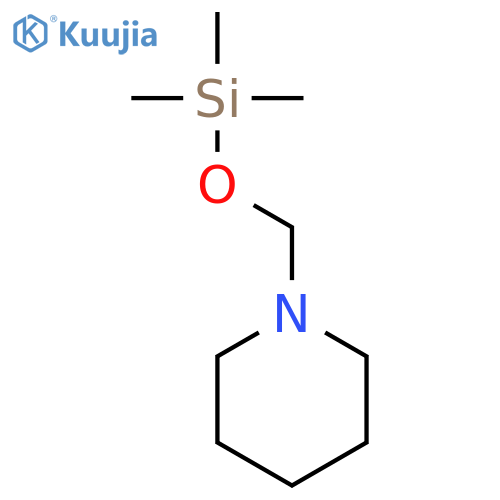 PIPERIDINE, 1-[[(TRIMETHYLSILYL)OXY]METHYL]- structure