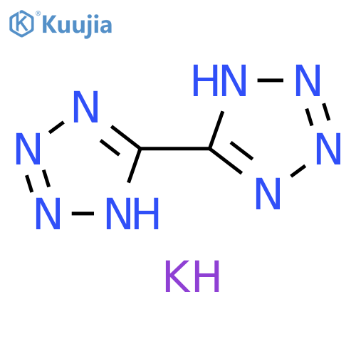 5,5'-Bi-2H-tetrazole, potassium salt (1:2) structure