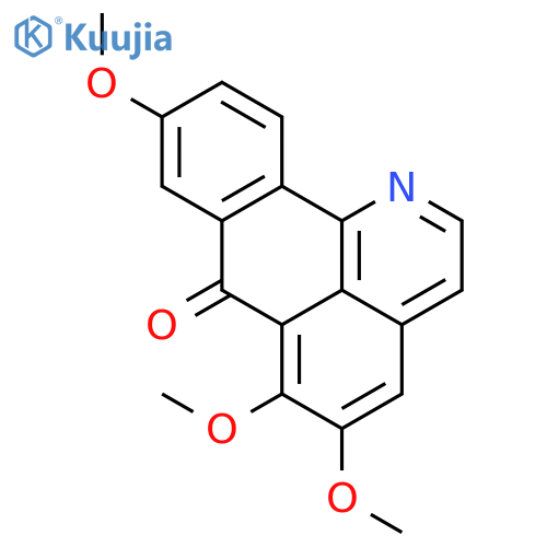 5,6,9-trimethoxy-7H-dibenzo[de,h]quinolin-7-one structure
