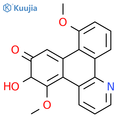 6-hydroxy-5,9-dimethoxy-7H-dibenzoquinoline-7-one structure