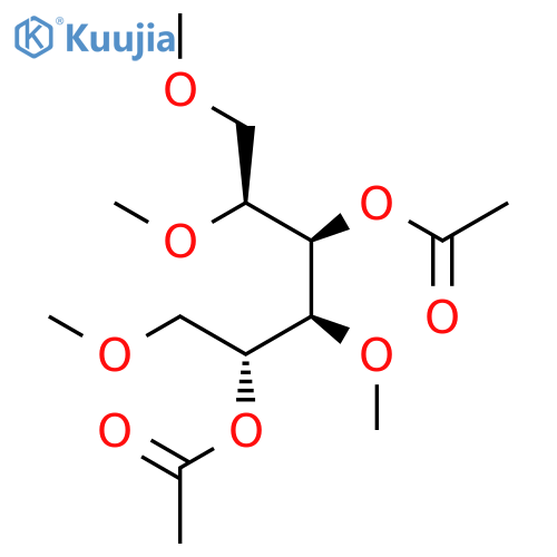 GALACTITOL, 1,2,4,6-TETRA-O-METHYL-, DIACETATE structure