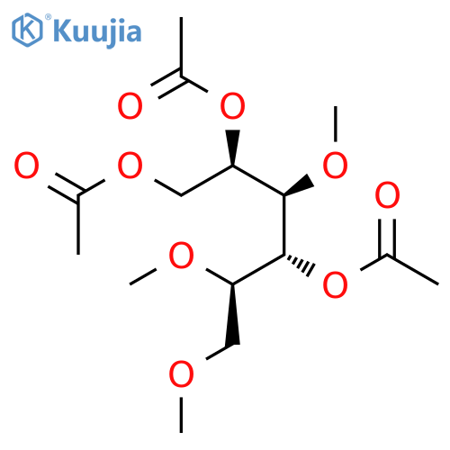 D-MANNITOL, 1,2,4-TRI-O-METHYL-, TRIACETATE structure